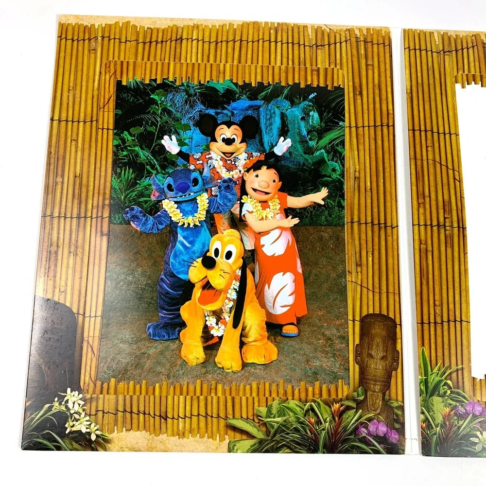 Disney Parks Ohanas Official Photo Folder Polynesian Resort Lilo Stitch Mickey +